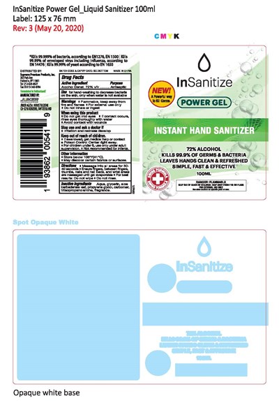 INSANITIZE_47025_Power Gel_100ml_Label_US_rev3_OP.jpg label - INSANITIZE 47025 Power Gel 100ml Label US rev3 OP